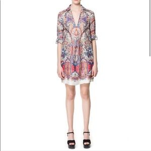 Zara Paisley print tunic Dress